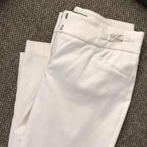 White capri pants